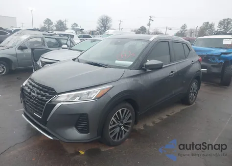 2022 Nissan Kicks Sv Xtronic Cvt from USA, damaged, VIN 3N1CP5CVXNL517705